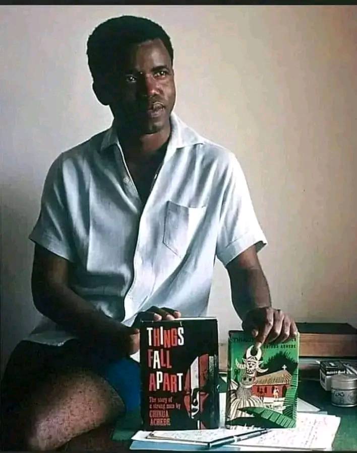 AfricanHub_'s tweet photo. In 1958, Nigeria's Chinua Achebe wrote his first novel book "Things Fall Apart" at the age of 28, which has sold over 20 million copies and has been translated to over 50 languages.

It was ranked as one of the Greatest Books Ever Written in a list by Encyclopedia Britannica in 2018.
It was on number 5 on BBC's 100 Stories That Shaped The World.

It was also among the 100 books that were featured on the TV series, The Great American Read.

In 2011, Chinua Achebe forced 50 Cent to rename his forthcoming new movie "Things Fall Apart". He was contacted by Achebe's legal team that he couldn't use the title. 

Even when he offered Achebe $1 million dollars, Achebe felt insulted and rejected the money. 50 Cent later re-named his movie "All Things Fall Apart".

Chinua Achebe died in 2013 in Boston USA after a short illness.