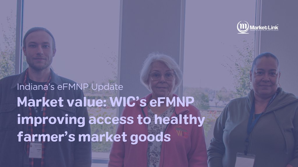 Indiana's eFMNP has achieved significant milestones since its pilot launch. Read the rest of the article to learn more how they implemented their program with our support: l8r.it/L89V 

#mymarketlink #nafmnp #efmnp #indianagrown #ewic