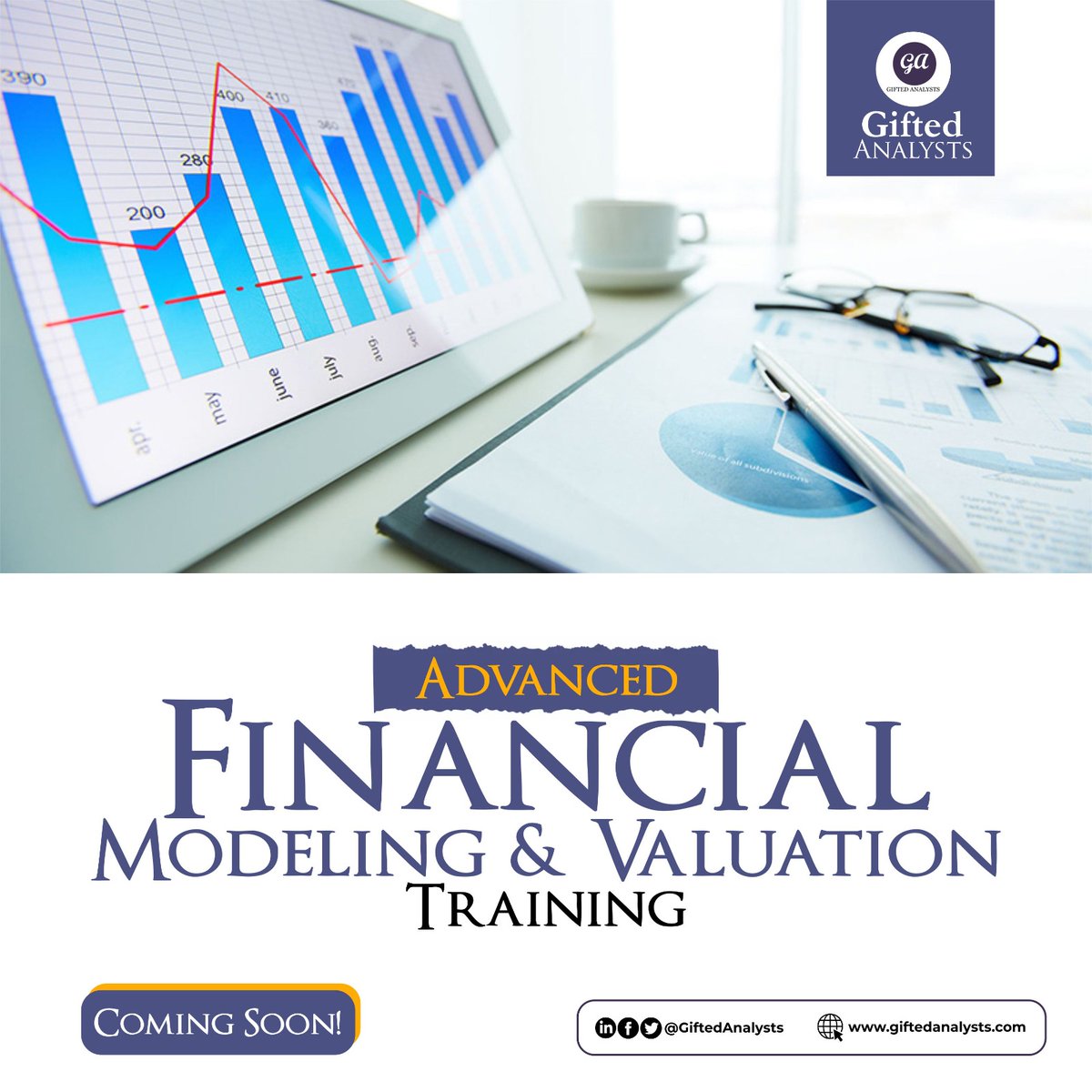 The maiden edition of our Financial Modeling and Valuation course is coming soon. This course is for Mid-level career professionals that want to take their modeling skills to the next level. Watch this space for more details.