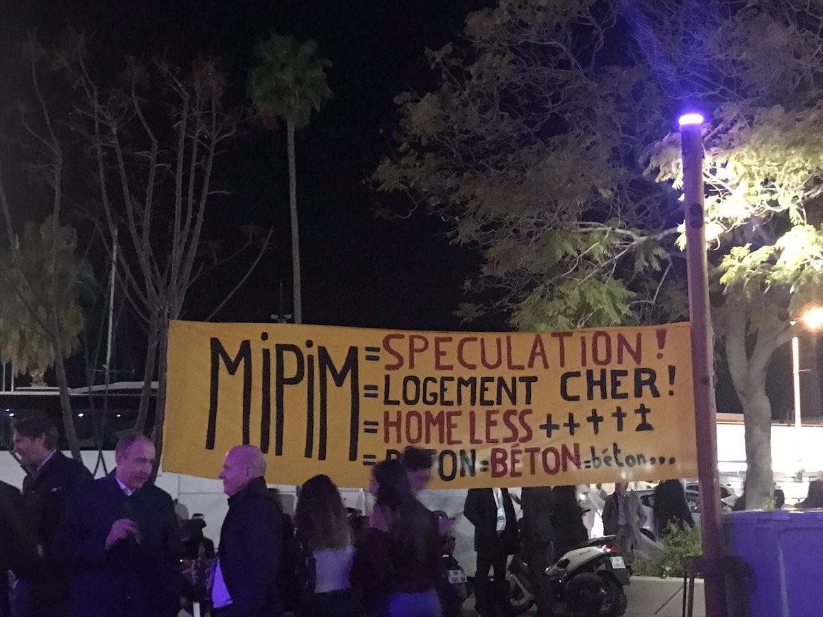 Protests on the streets of Cannes #MIPIM #MIPIM24 #mipimlads #equality