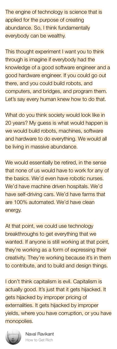 Naval once asked what would happen if everyone on Earth was a software engineer.

He highlighted the various benefits that would occur as a consequence and I can’t help but think in a very real sense, his hypothetical question is coming true.