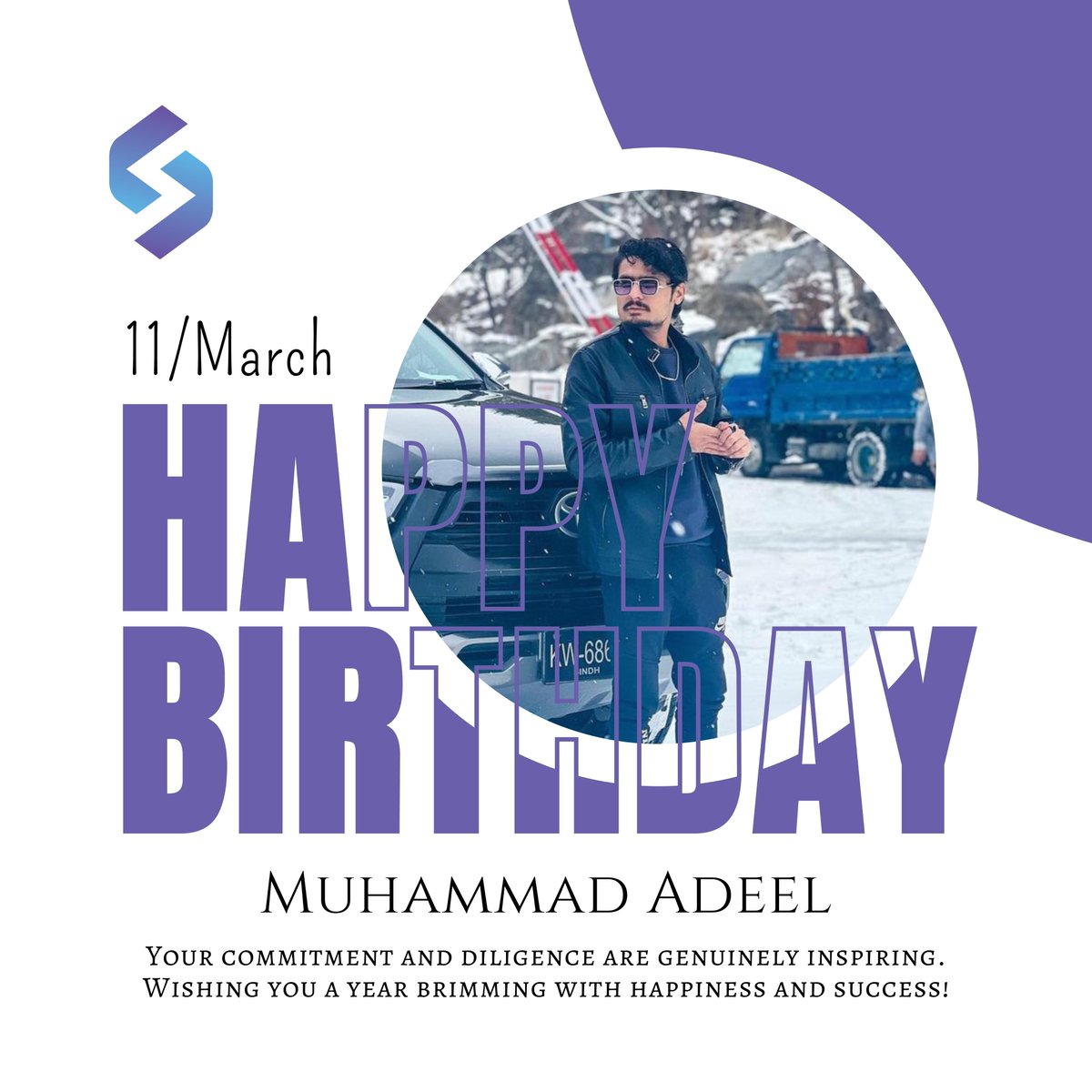 shiwantek's tweet photo. 🎈Wishing you a belated happy birthday, Muahmmad Adeel! 🎉
On behalf of SHIWANTEK, we hope your year ahead is filled with prosperity, health, and success. Your dedication and support are invaluable to our team. 🥳

#Shiwantek #BelatedBirthdayWishes https://t.co/3rw3lSjhfs