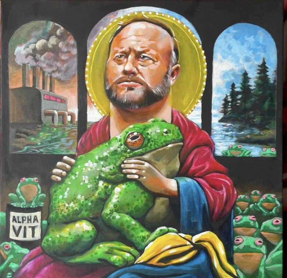 #SaveTheFrogs🐸 #SupportIndependentMedia : infowarsstore.com/support-infowa… #AlexJonesWasRIght⚡️