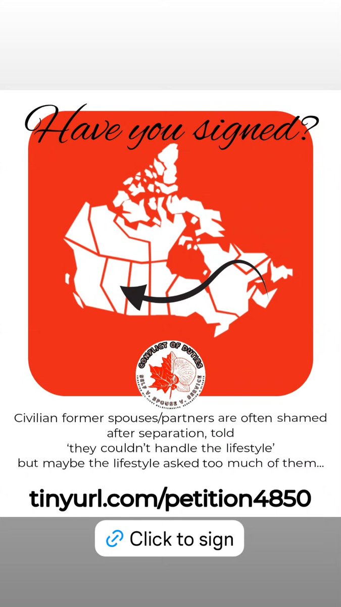 exmilspo's tweet photo. Rather than being thanked for their service, civilian former spouses/partners are excommunicated from the community and left to cover from the legacy effects of being married to the military without supports to reintegrate back into civilian society. 

https://t.co/ohpmBlCC2k https://t.co/H4Fbg36tmT
