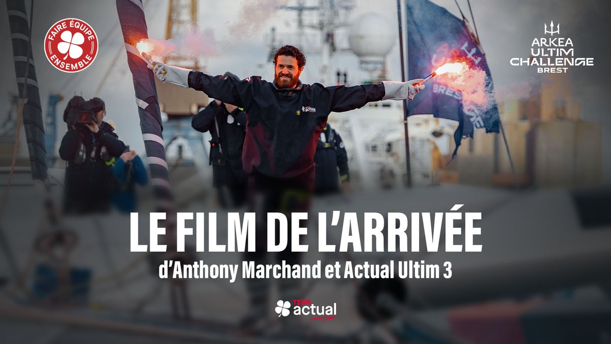 Retour en images sur l’arrivée d’@_AnthoMarchand , hier, lundi 11 mars 2024 à 15H08 et 21sec (H fr) après 64j, 1h, 38min, et 21s. Il devient le 𝟭𝟬𝗲̀𝗺𝗲 𝘀𝗸𝗶𝗽𝗽𝗲𝗿 𝗮𝘂 𝗺𝗼𝗻𝗱𝗲 à boucler un Tour du monde en solitaire sur un multicoque. 👉 VIDÉO : youtu.be/7yIQyW0tN60?si…