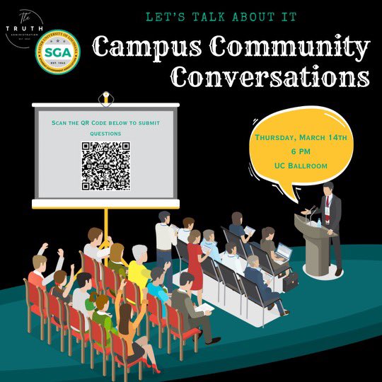 Let’s talk about it!! Join us for campus conversations (town hall) to voice your concerns to SGA and Administrators this Thursday! 💛🤍 #XULA #TruthAdmin