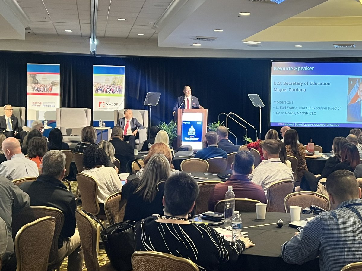 I’ve had the opportunity to meet, collaborate, & listen to @SecCardona a half dozen times over the past three years. He truly knows what we are dealing as principals/educators on a daily basis in our schools. TY for being our leading advocate for all children! #PrincipalsAvocate
