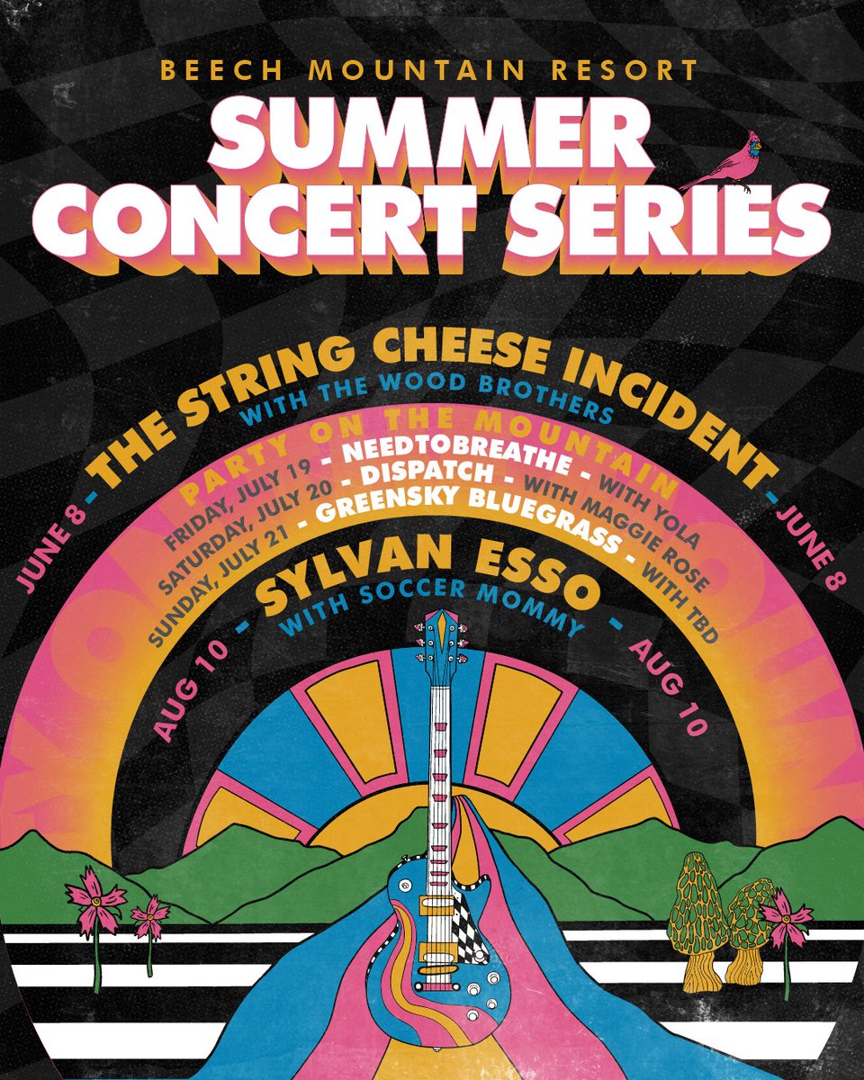 playing @BeechMtnResort's summer concert series in NC on aug 10 - tickets on-sale this fri mar 15 at 10am ET at bit.ly/3Tx8sZD