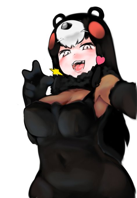 デカいのがバレたちびくまモン 