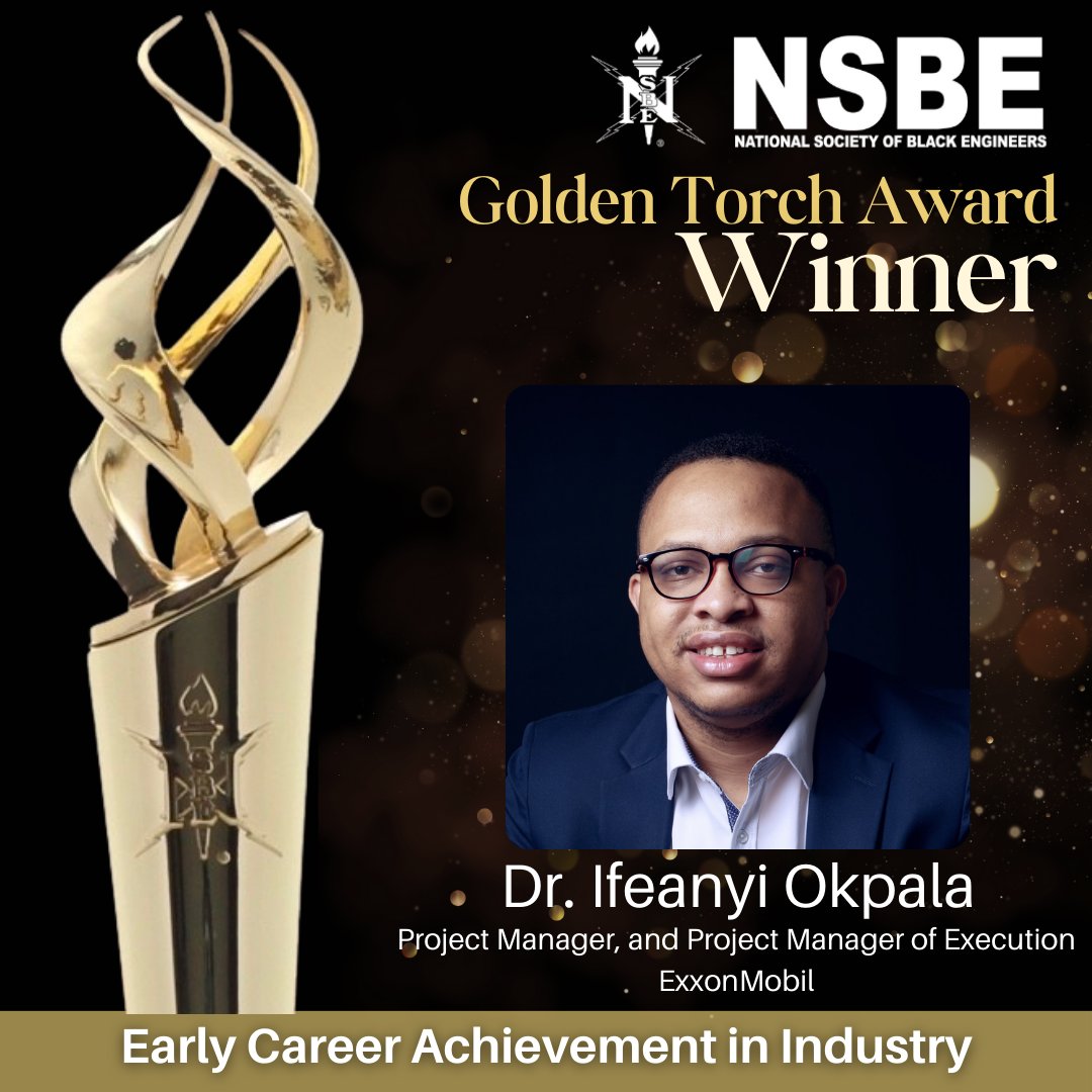 NSBE's tweet image. Celebrating excellence at #NSBE50! 🎉 Congratulations to all the Golden Torch Award winners for their outstanding achievements and contributions. #EngineeringCommUNITY