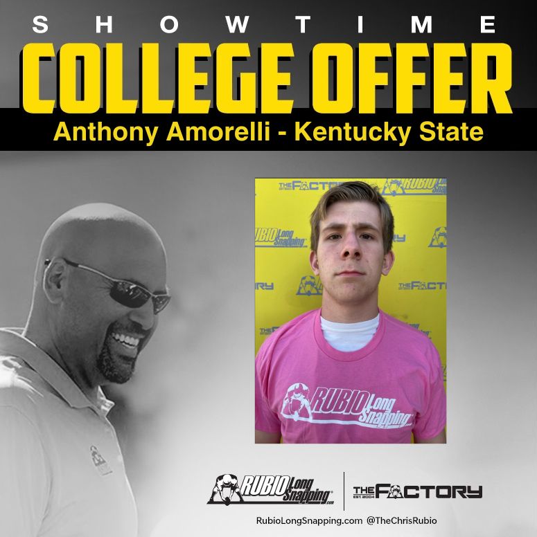 SHOWTIME!!!

Rubio Long Snapper Anthony Amorelli (CA, 2024) has picked up an offer to...

rubiolongsnapping.com/player-ranking…

#RubioFamily | #TheFactoryJustKeepsOnProducing