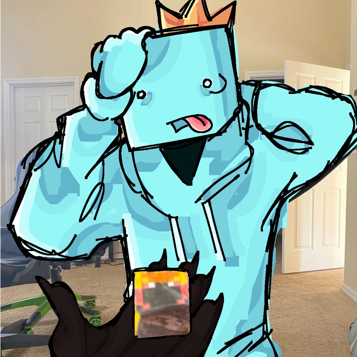 r7sey's tweet photo. Found a picture in pintereest and thought it would be funny to do this LOL #skeppy #skeppyfanart #fanart #art https://t.co/DkGh6d5oYo