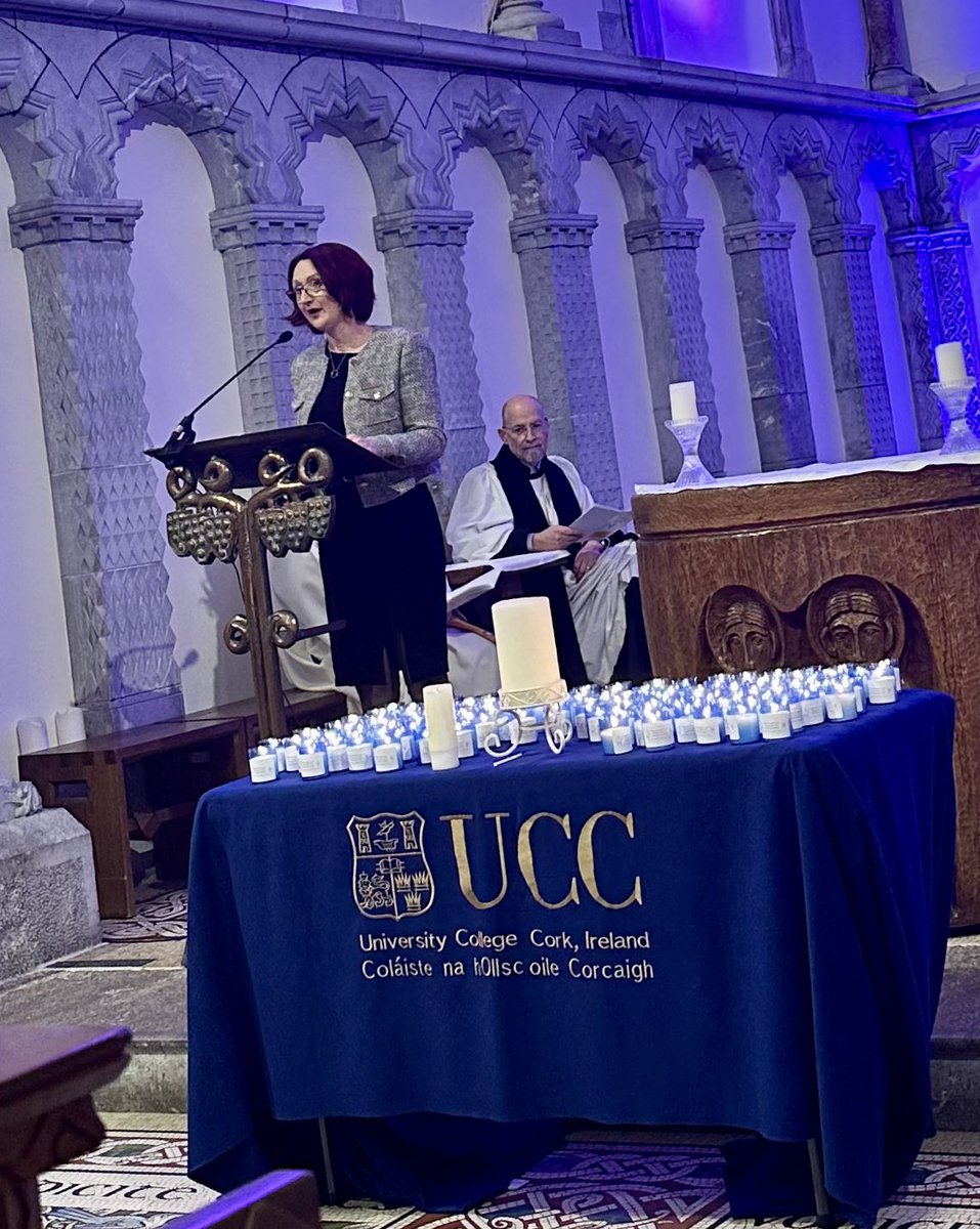 Our students & staff led a wonderful Thanksgiving celebration in music, song & poetry to honour our anatomical donors, their first patient and a key aspect of our biomedical teaching & research in @UCC