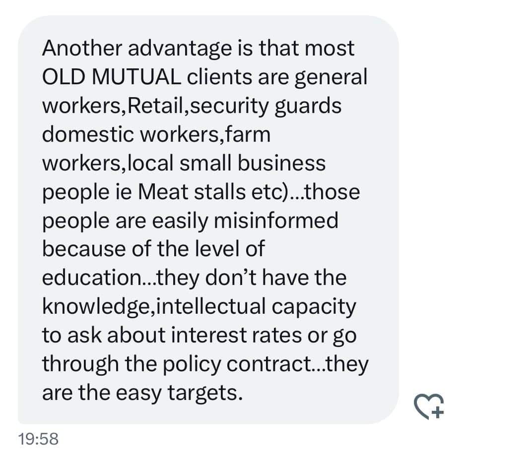 ibn_mohale's tweet photo. #OldMutualMustFall https://t.co/F7pN4qE9gt