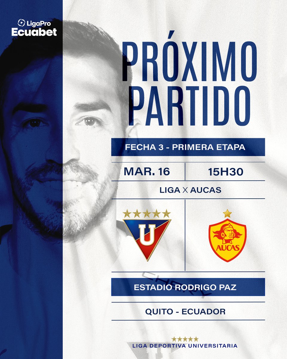 LDU_Oficial's tweet image. 🔜 ¡Próximo partido! ¡Superclásico Capitalino!

🆚 #LIGAAucas
🏆 #LigaProEcuabet

#DaleLIGA