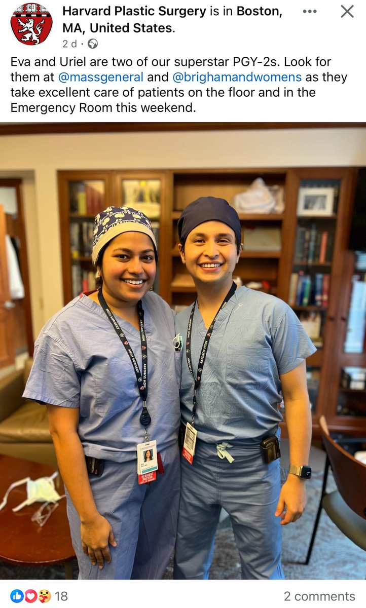 Small gestures, like these - how to make doctors feel valued. Congrats #harvardplasticsurgery 👏 
.
#medtwitter