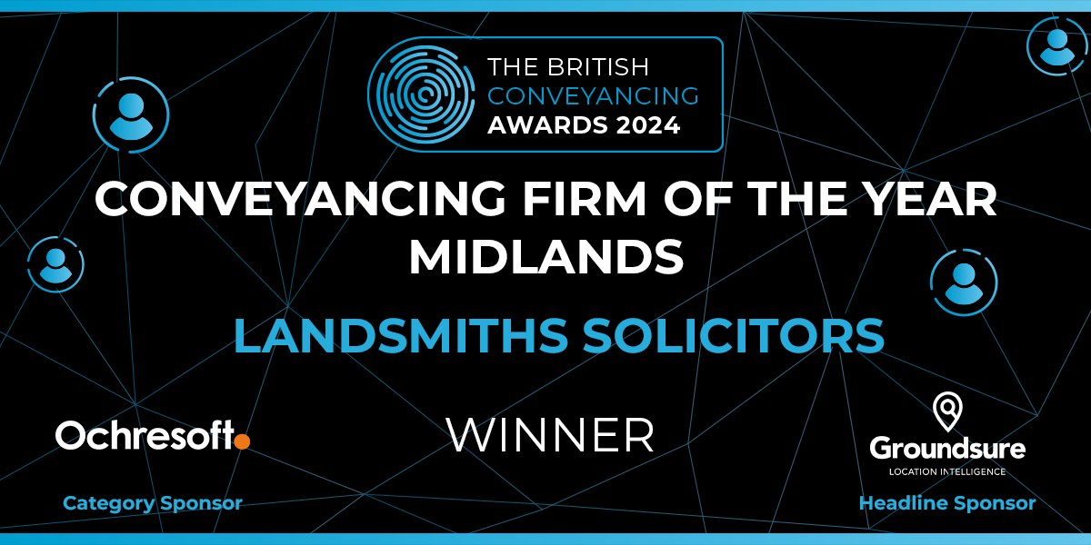 TConveyancer's tweet photo. 🏆 and the award for ''𝗖𝗼𝗻𝘃𝗲𝘆𝗮𝗻𝗰𝗶𝗻𝗴 𝗙𝗶𝗿𝗺 𝗼𝗳 𝘁𝗵𝗲 𝗬𝗲𝗮𝗿 - 𝗠𝗶𝗱𝗹𝗮𝗻𝗱𝘀' goes to ... 🥁 ... 🥁 ... 🥁 

... @LandsmithsSols

Congratulations from all of us at Today's Media and category sponsor - Ochresoft

#BCAwards2024 #AwardWinners #Congratulations https://t.co/nWTgmf0xNX