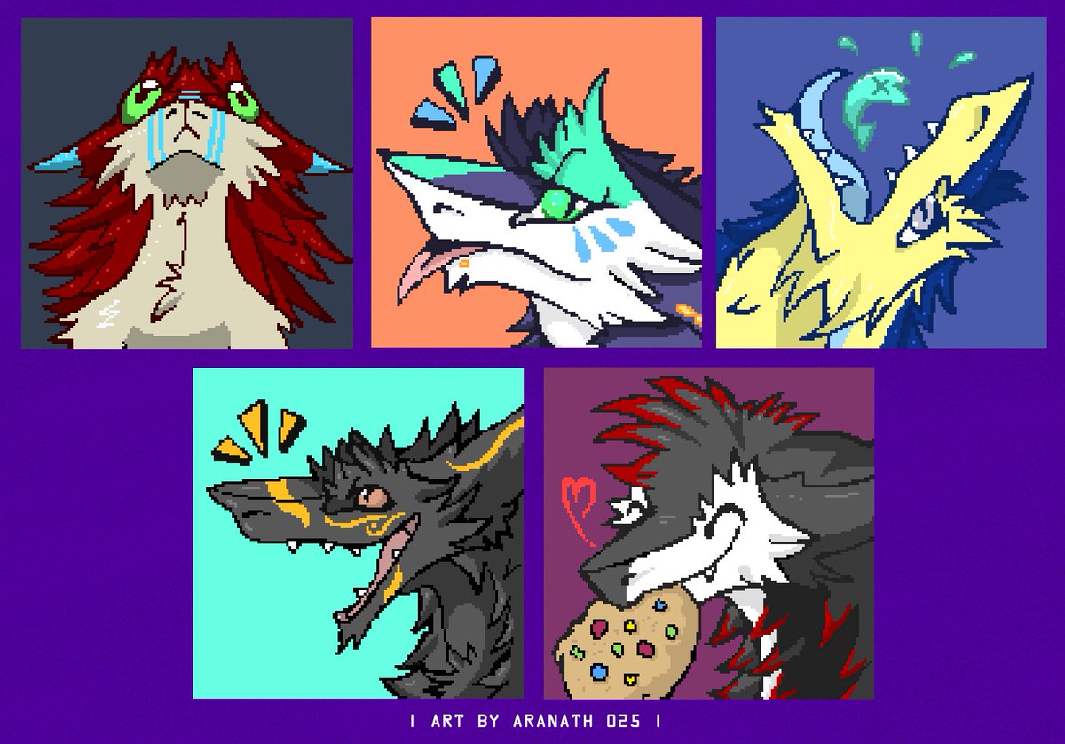 all merps combined | second set of pixelated merps
Original Post : furaffinity.net/view/55873091/

#sergal #vilous #pixel #pixelart #furry
