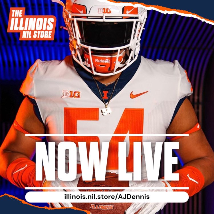 Illini Fans! My Nil store is now live!Check it out by clicking the link! @illinistore illinois.nil.store/collections/aj…