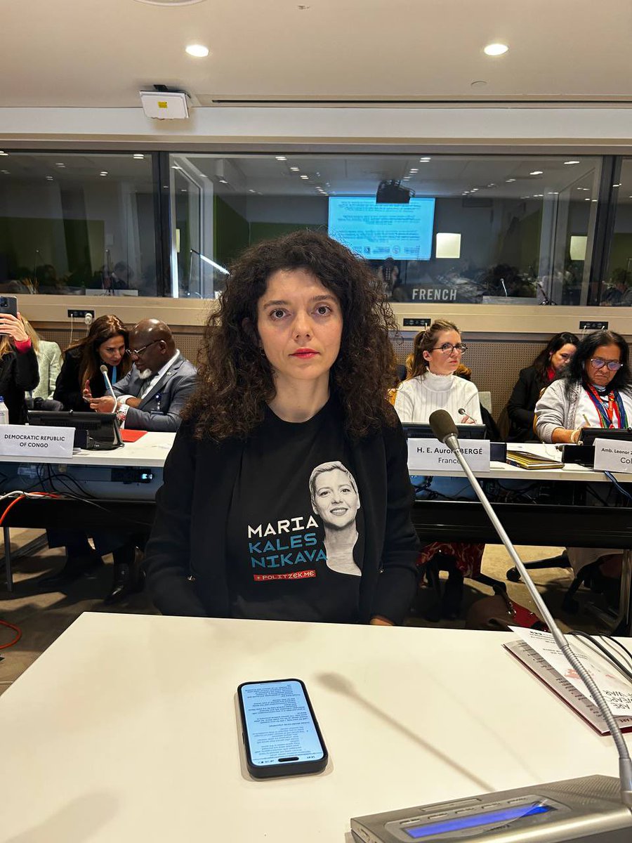 Yesterday, I spoke at the 68th annual session of the @UN_Women Commission on the Status of Women in #NYC, focusing on gender equality and women's rights. I highlighted the plight of political prisoners like @by_kalesnikava & over 170 women incarcerated in #Belarus.