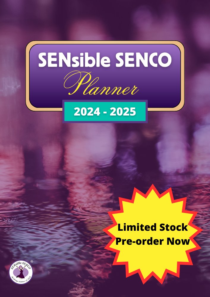 🌟✨ Introducing the NEW SENsible SENCO Planner! 📚🎉 Hardbacked, spiral bound, and better than ever! Price: £30 + £4 P&P. Delivery: June 2024. Limited Stock: Order by May 3rd! Crafted for SENCOs with love! #SENCOPlanner