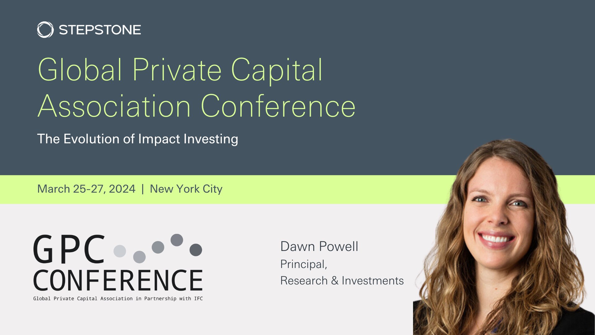 StepStone Group on X: "Dawn Powell, Principal at #StepStone, will ...