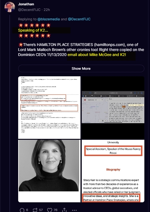 K2theSky's tweet photo. Speaking of melting swans of disinfo 🦢, it'd be cool if they were displayed on a rotating table. I mean, the way Jonathan @DecentFiJC spins out disinfo is a marvel of the mind! 🧠🤯 #DisinfoSwans
#Mountifa #TheNoticingContinues #SeditionHunters https://t.co/icns2Ttkes