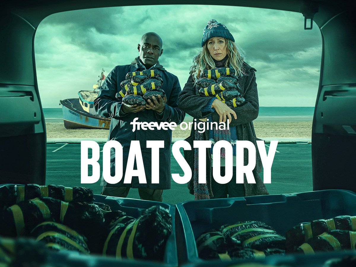 All six episodes of the British thriller BOAT STORY with @daisy_haggard and @ignatius_sancho is on Amazon Freevee. Some critics compare it to Tarantino and the Coen Brothers. @alicetroughton directed two of the episodes. #BoatStory #AmazonFreevee