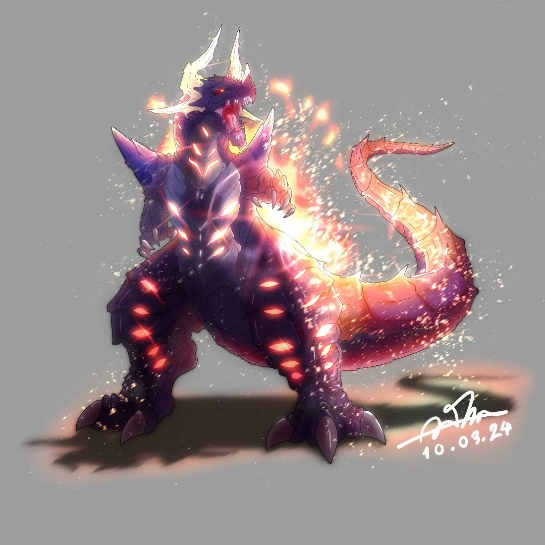 My new drawing. // kaijuverse
#Fanarts #OC #art #drawing #paint #Artist #artwork #art  #characterdesign #monster #Tokusatsu #Monster #drawingart #design