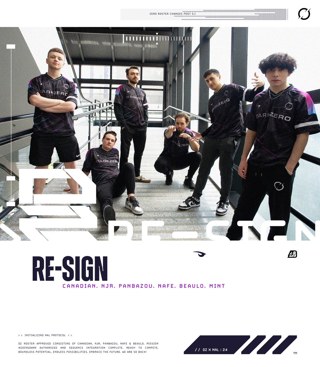 DZ R6 RE-SIGNED THROUGH 2025!

SI was just the prequel, our story begins this Thursday
<a href="/BIGBADNADIAN/">Troy 🇨🇦</a> 
<a href="/Panbazou/">Rob</a> 
<a href="/njrR6S/">Nick</a> 
<a href="/Nafe_R6/">DZ Nafe</a> 
<a href="/Beaulooo/">Beaulo</a> 
<a href="/R6Mint/">Mint</a>