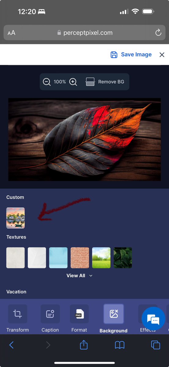 Major release on Percept Pixel. Now you can have your own custom backgrounds as background replacements versus the predefined list #indiehackers #buildinpublic #marketingagency #marketingtechnology 
Looking forward to offers and other merchandise 😅