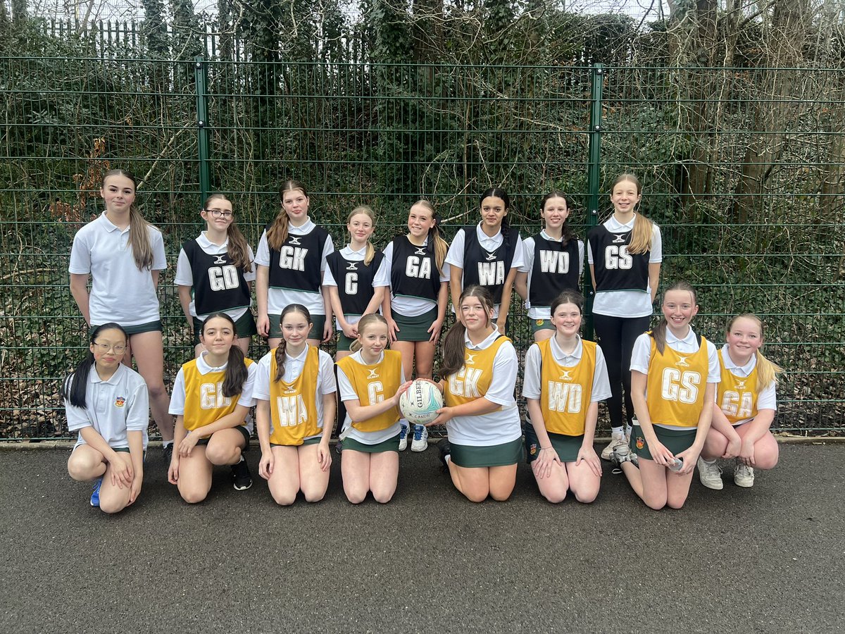 CanonSladePE's tweet photo. Well done to our yr 8 netball A and B teams who played fantastic netball in the Bolton School tournament tonight. 
Our A team progressed to the final where they faced a strong Bolton A side. We fought hard, but it was @BSGDSport who were crowned overall champions 🙌🏻 #csnetball https://t.co/CBaJ3VqAu1