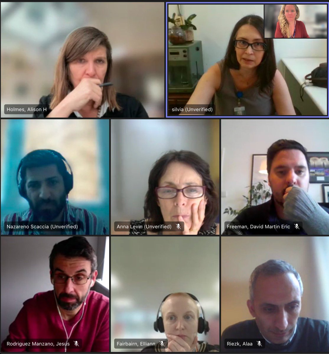 Our @CAMO_Net1 teams in the UK 🇬🇧 and Brazil 🇧🇷 meeting via zoom to discuss advancing technologies for point-of-care diagnostics and testing antibiotics in water. Exciting projects ahead with @wellcometrust 💊