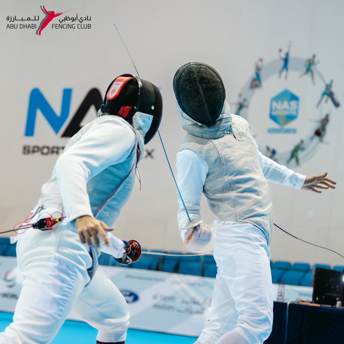 FencingAD's tweet photo. كل محاولة.. كل حركة.. وكل تقنية.. يشكلون نبض النجاح والسعي في بطولات المبارزة
Every move, every technique, a step towards success in fencing tournaments
#UAEFencing
#دورة_ندالشبا_الرياضية
#NASSportsTournament
#نادي_أبوظبي_للمبارزة
#AbuDhabiFencingClub
#AbuDhabiSportsCouncil https://t.co/2syE0j8WmX