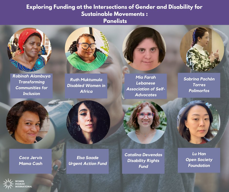 📣 2 more days until we convene to discuss funding at the intersections of gender and disability for sustainable movements! In the meantime, meet our panelists! Event Registration link: bit.ly/WEIatCSW2024