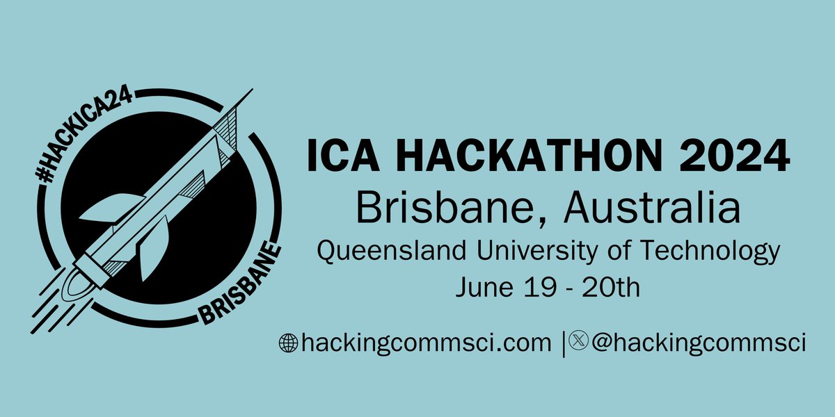 🚀 signups are now open for #hackica24 

1. Fill out this survey for the Hackathon Organizing Committee's records:  forms.gle/mYfAfaNP4nwSmD… 

2. Register via ICA pre-conference registration at this link: icahdq.org/event/ICA24-Ha…