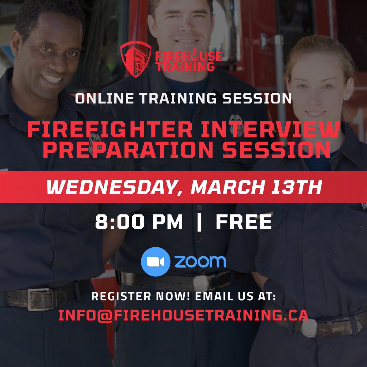 FirehouseTrain1's tweet photo. Only 24 hours to go!🔥
Email info@firehousetraining.ca to book your FREE spot today and join the class. 👩💻🧑🏼🚒
#interviewskills #interviewtips #interviewquestions #workshop #workshops #coachingworkshop #workshoponline #coachingtips https://t.co/lqvMyOPqgG