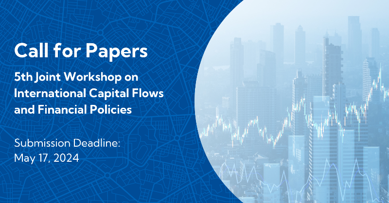 IMFNews's tweet photo. 📢 Call for papers for the 5th joint annual workshop on International Capital Flows and Financial Policies, organized by the IMF, @bankofengland, @banquedefrance, @bancaditalia, and @OECD.
 
📅 Deadline to submit: May 17, 2024

Tap to learn more ⬇️