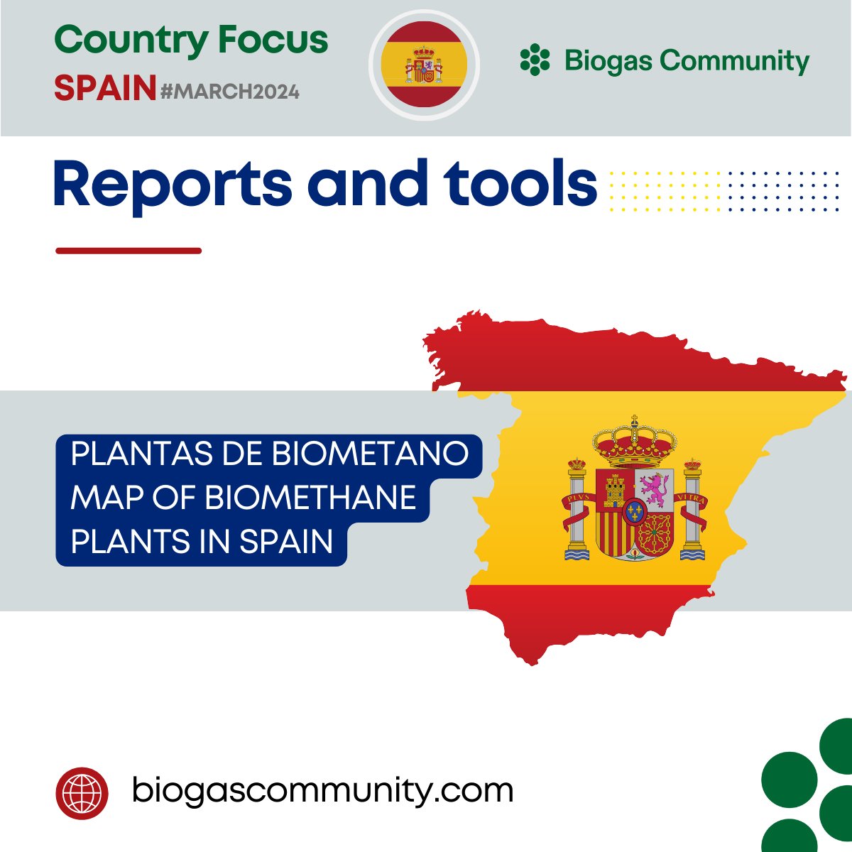 BiogasWorld_'s tweet photo. #RNGReport | Check out the #biomethane plants in #Spain in the interactive map created by @Gasnam_. You can click to learn more about each project by clicking on each site. π‘
π Stay updated on main #BiogasReports and #RNGReports, join Biogas Community at https://t.co/PCVmBe0eeL https://t.co/3hWvvdEGB8