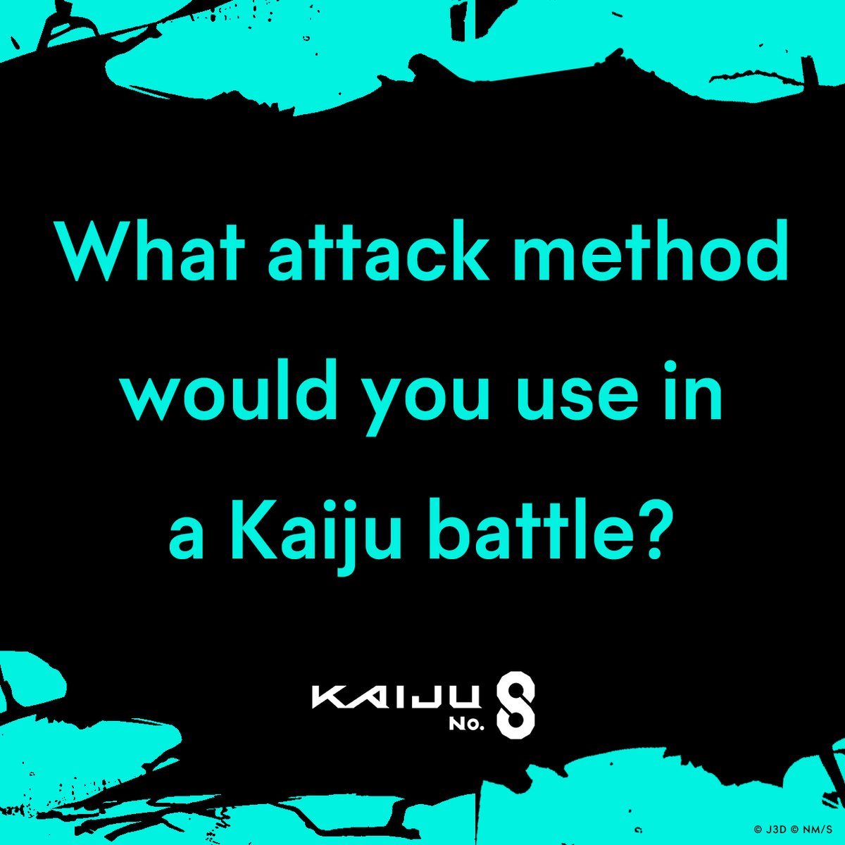 KaijuNo8_O_EN's tweet photo. If you were caught in a Kaiju battle, would you rush in for a melee attack or take aim from a distance? 
#KaijuNo8 https://t.co/PMxRTTwwzv