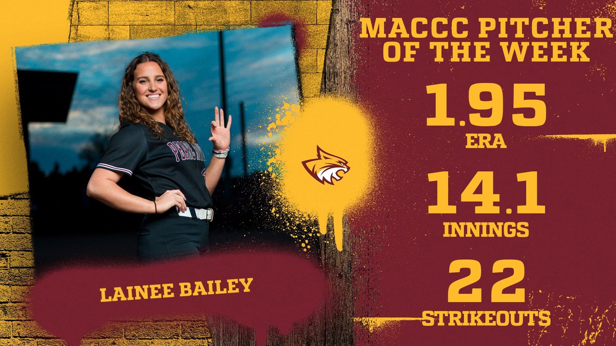 PRCCAthletics's tweet photo. No. 2 Pearl River's Lainee Bailey named MACCC Pitcher of the Week

📰https://t.co/ILrJWYXREm

#RRR🐾 https://t.co/smgGZ4ysYG