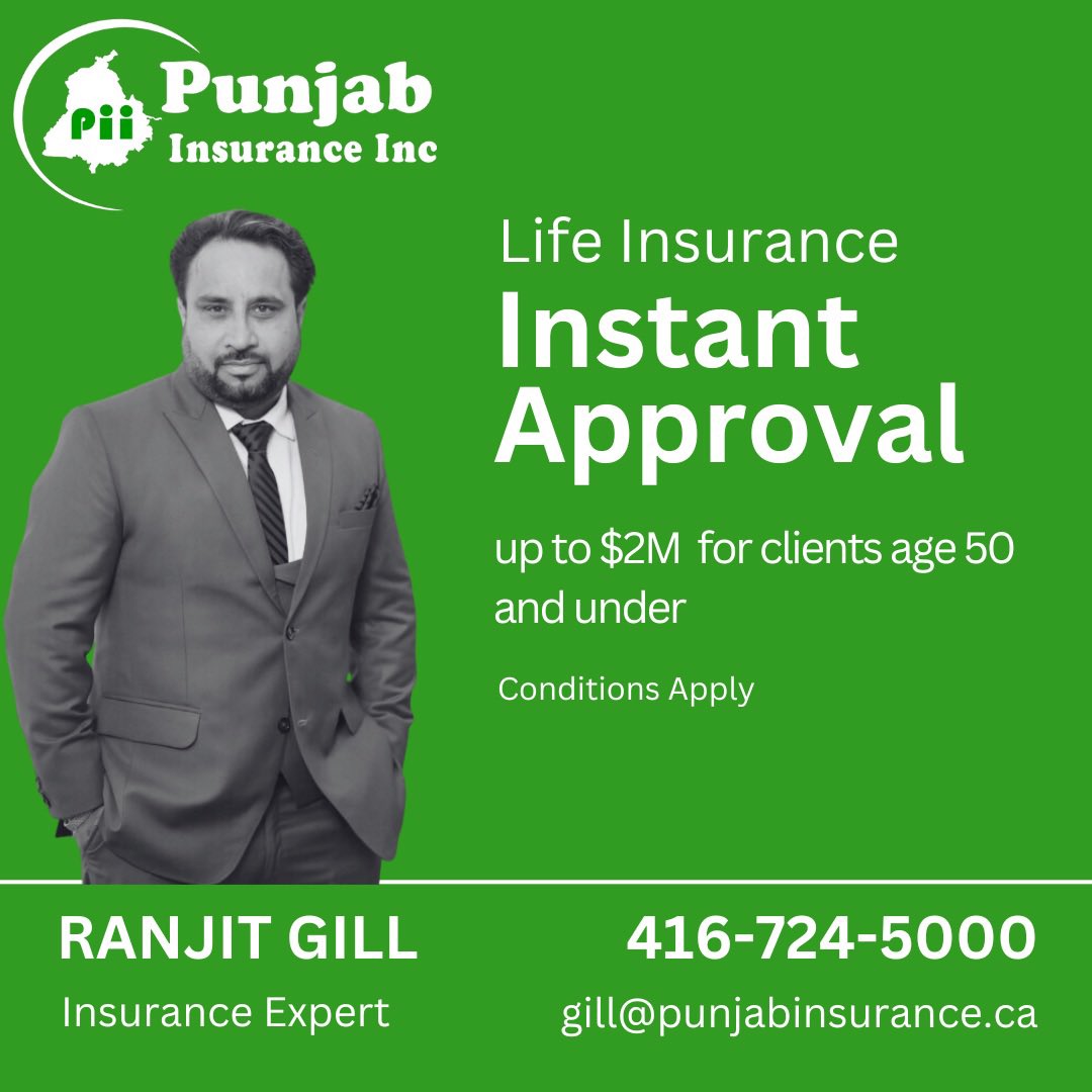 ✨Secure the future of your loved ones ✨Get instant approval for up to $2 million in life insurance coverage just one phone call away #LifeInsurance #InstantApproval #SecureYourFuture #punjabinsurance #punjabinsurancecalgary #punjabinsuranceagencyinc #insurance #lifeinsurance