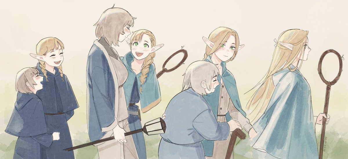 skipdidoo's tweet photo. the passage of time #dungeonmeshi #farcille https://t.co/f5fIyLhxSM
