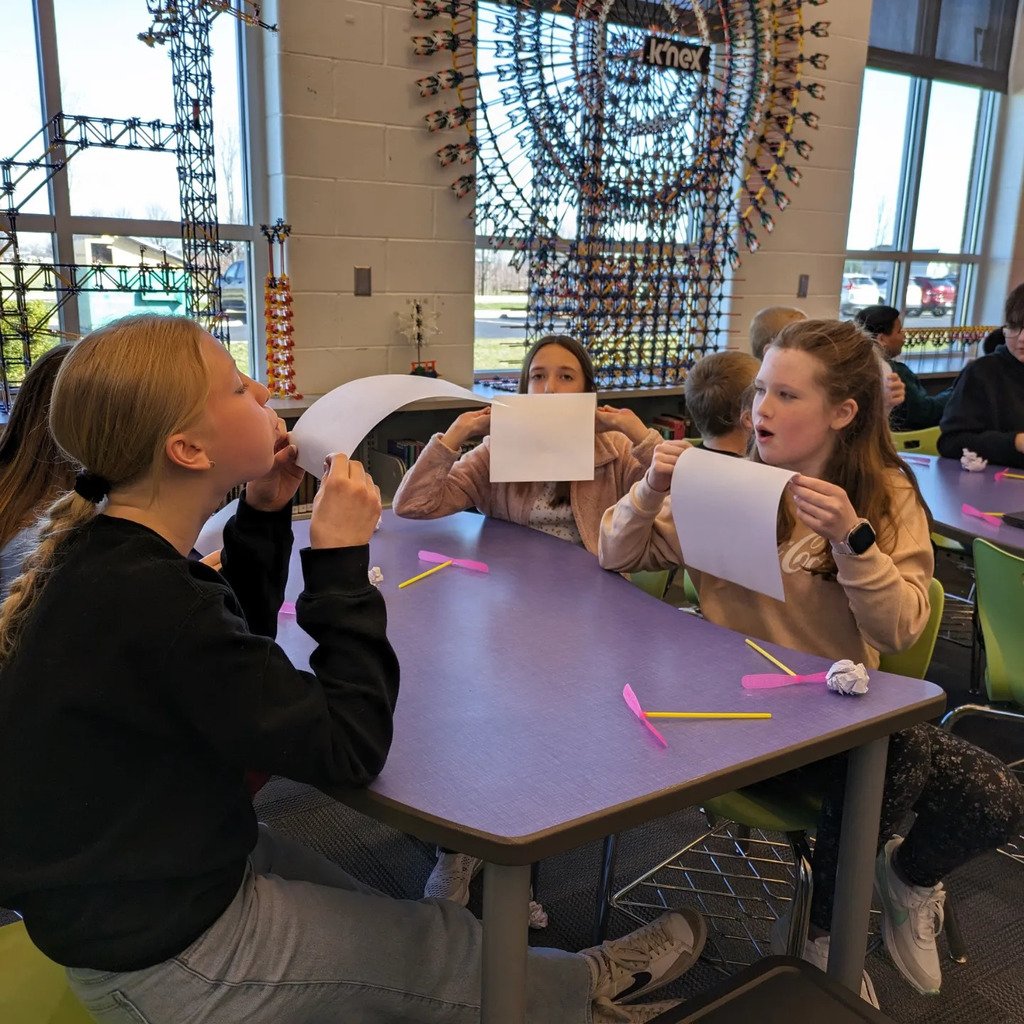 Mr. Farley was a guest speaker today to talk with students about being a pilot and also share how flight works with many hands-on examples! What a great enrichment experience students could sign up for during WIN period!