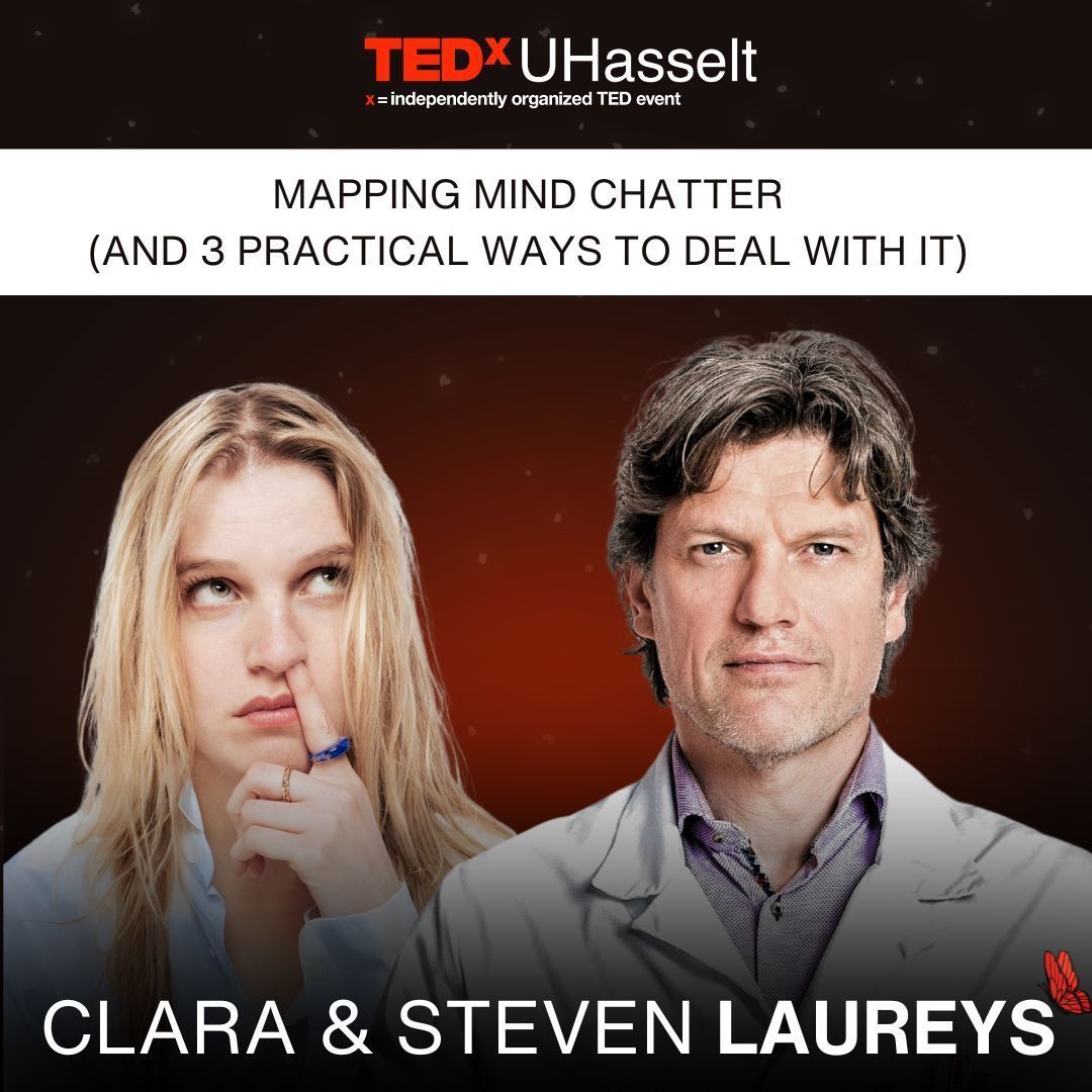 We're excited to announce Clara Laureys and Dr. Steven Laureys as two of our distinguished speakers at TEDxUHasselt! Secure your complimentary ticket now by visiting our website: tedxuhasselt.eu/tickets