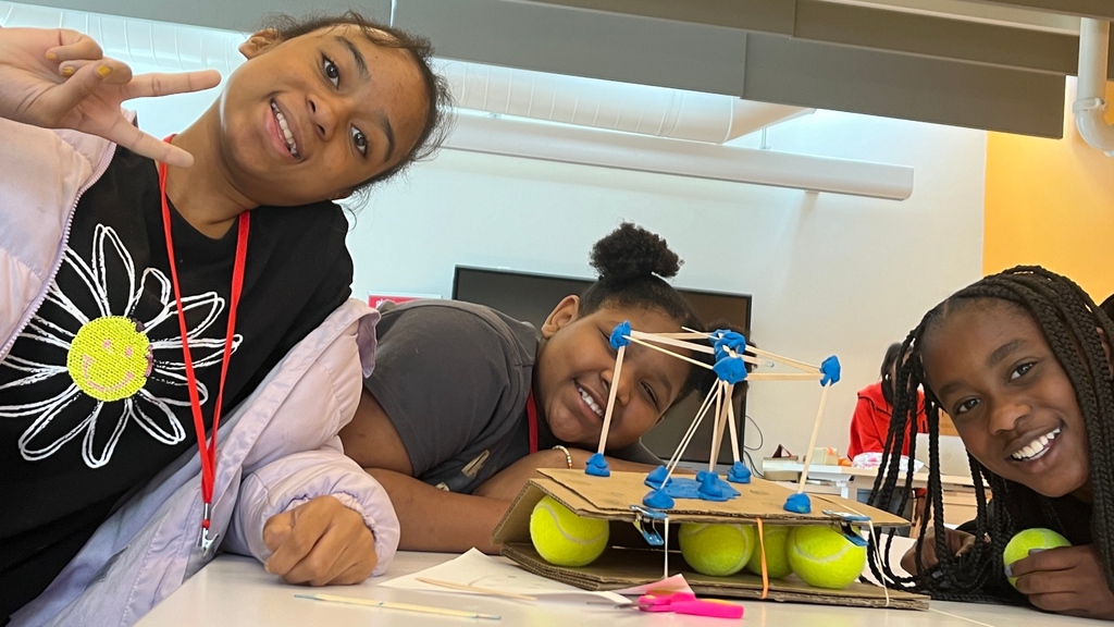 Our #strongsmartbold campers used the engineering design process to build a structure to withstand an earthquake! Teamwork makes the dream work. Good job, ladies! 

#campsmartspringbreak #stem #youthdevelopment #progirl #engineering