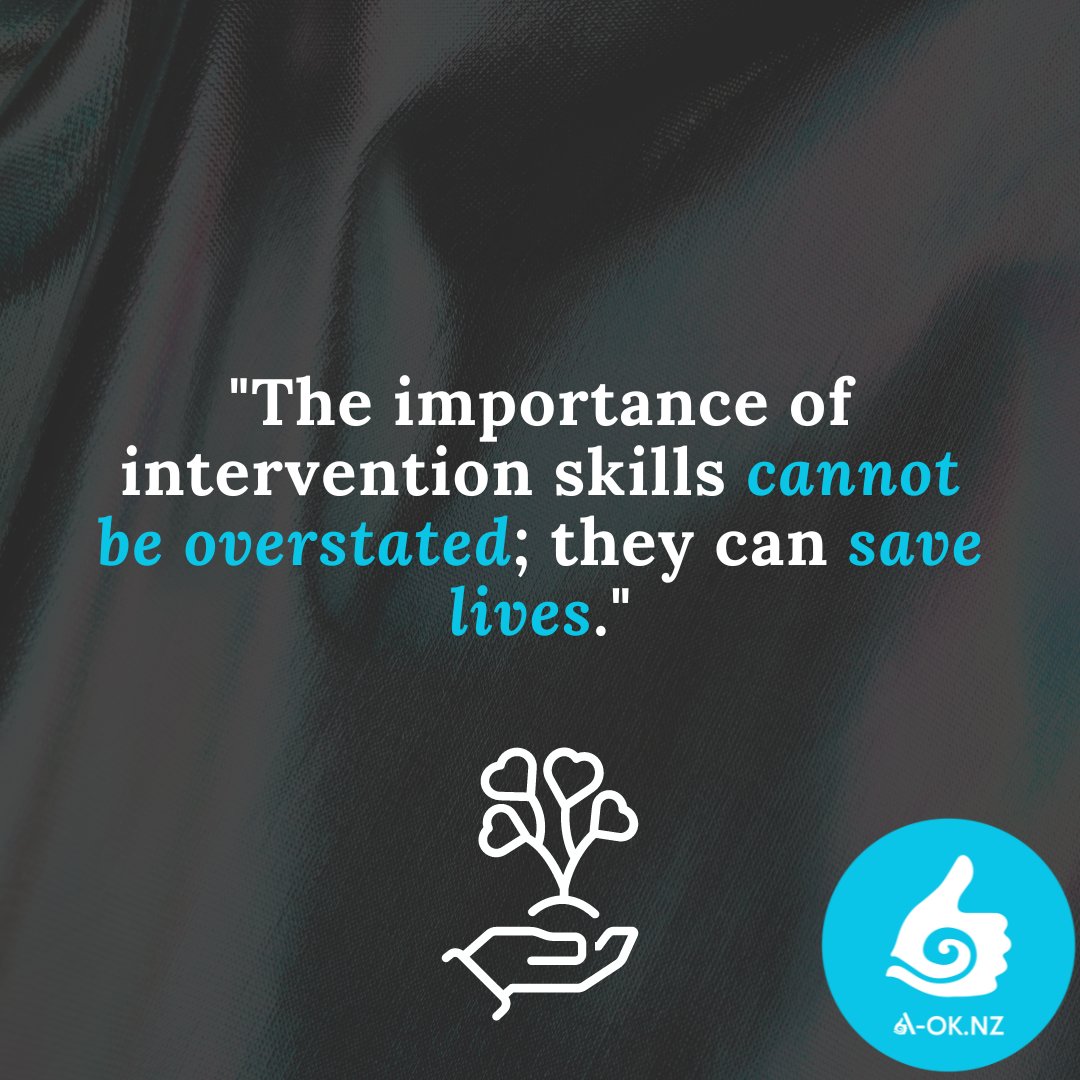 AOKNZTraining's tweet photo. The importance of suicide intervention skills cannot be overstated; they can truly save lives.

#AOKNZ #ASIST #suicideInterventionSkills #LifeSupportingConversations https://t.co/x1Od0y6oZZ