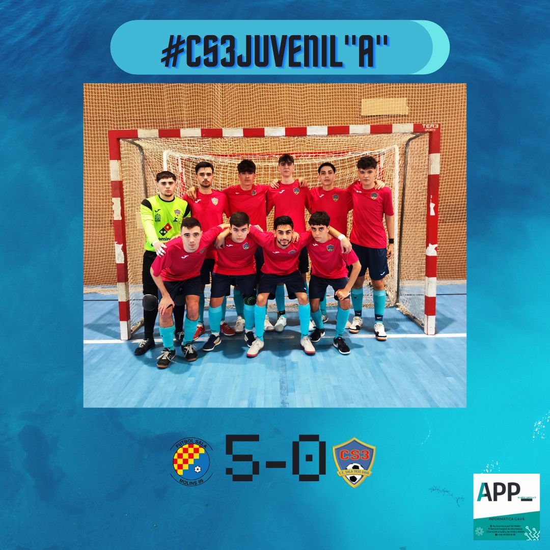 🔵#CS3𝐉𝐮𝐯𝐞𝐧𝐢𝐥"𝐀"

➡️Nuestro 𝐉𝐮𝐯𝐞𝐧𝐢𝐥"𝐀" planta cara en los primeros 35 minutos de partido al cuarto clasificado.

#UNIVERSCS3 #CS3Base #CS3 #SalaTr3sGava