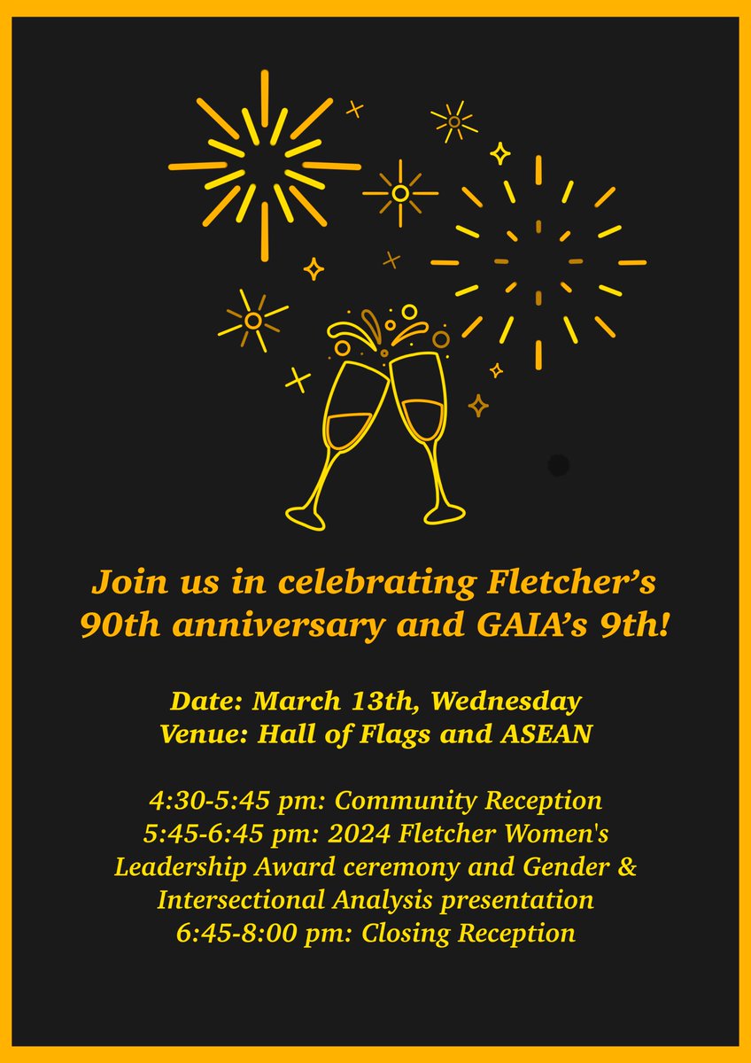 Gender & Intersectional Analysis (GAIA), Fletcher tweet media