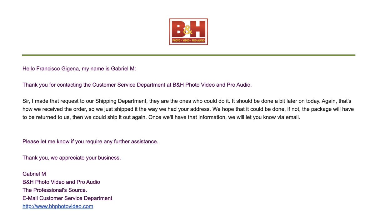 pankogris's tweet photo. so basically there is some sort of bug at @bhphoto web, and they do the shipping to Argentina, while I'm at Mexico. And now they wanna charge 150USD =S https://t.co/GyJbsrXjox
